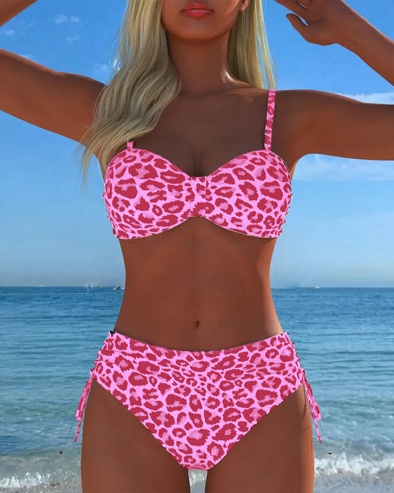 CONJUNTO DE BIKINI LEOPARDO