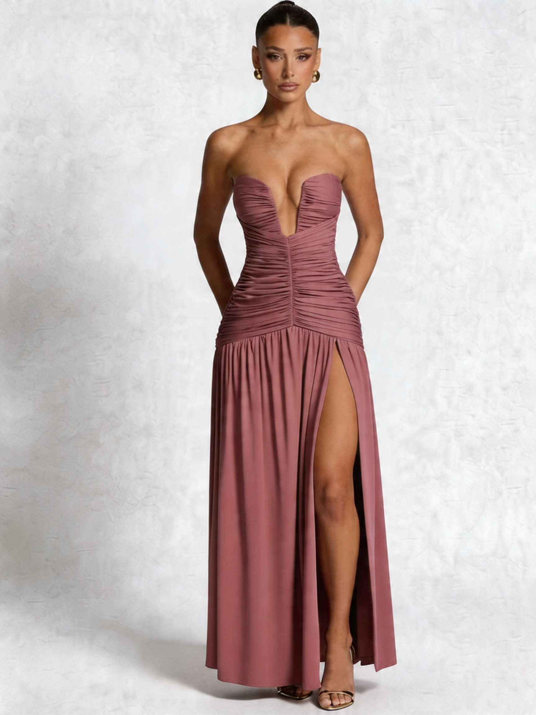 ALMAROSS VESTIDO DE LUNA EN V