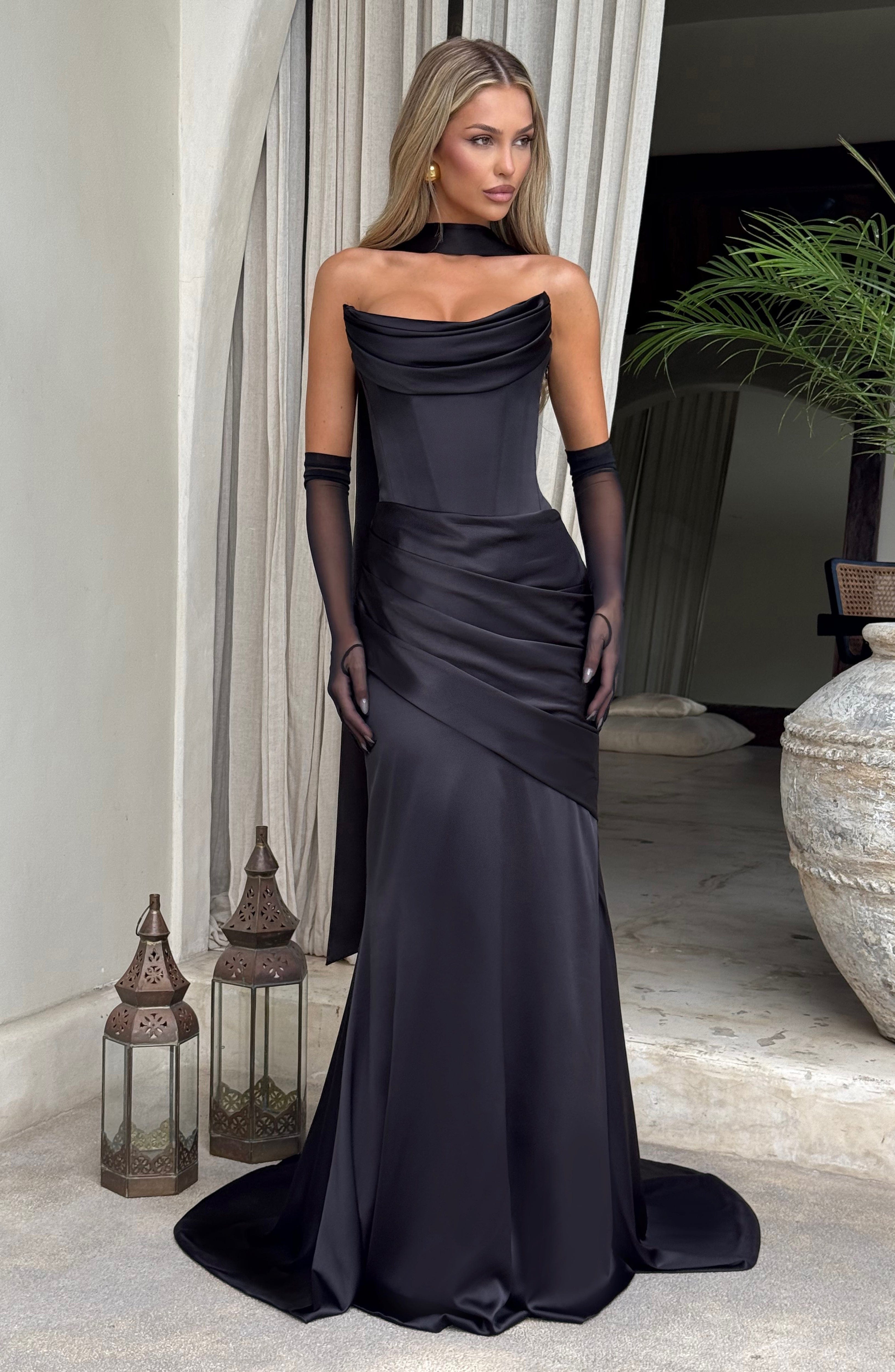 Vestido largo Kensington -ALMAROSS