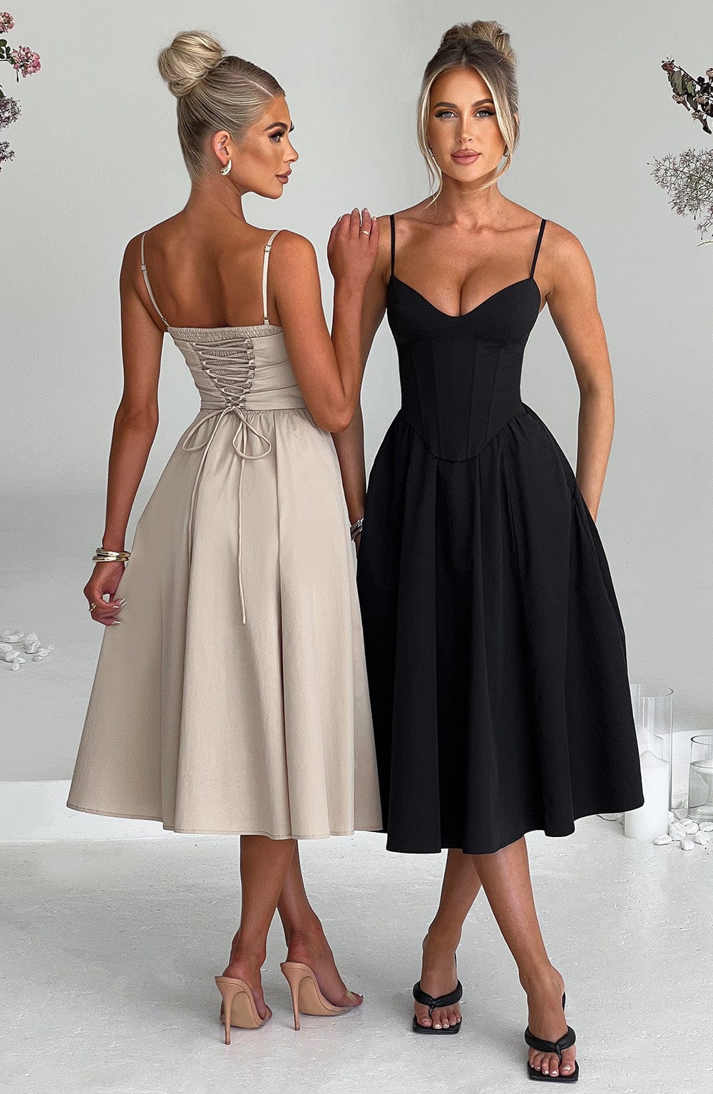 Vestido midi Mariella -ALMAROSS