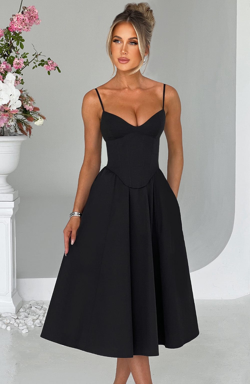 Vestido midi Mariella -ALMAROSS