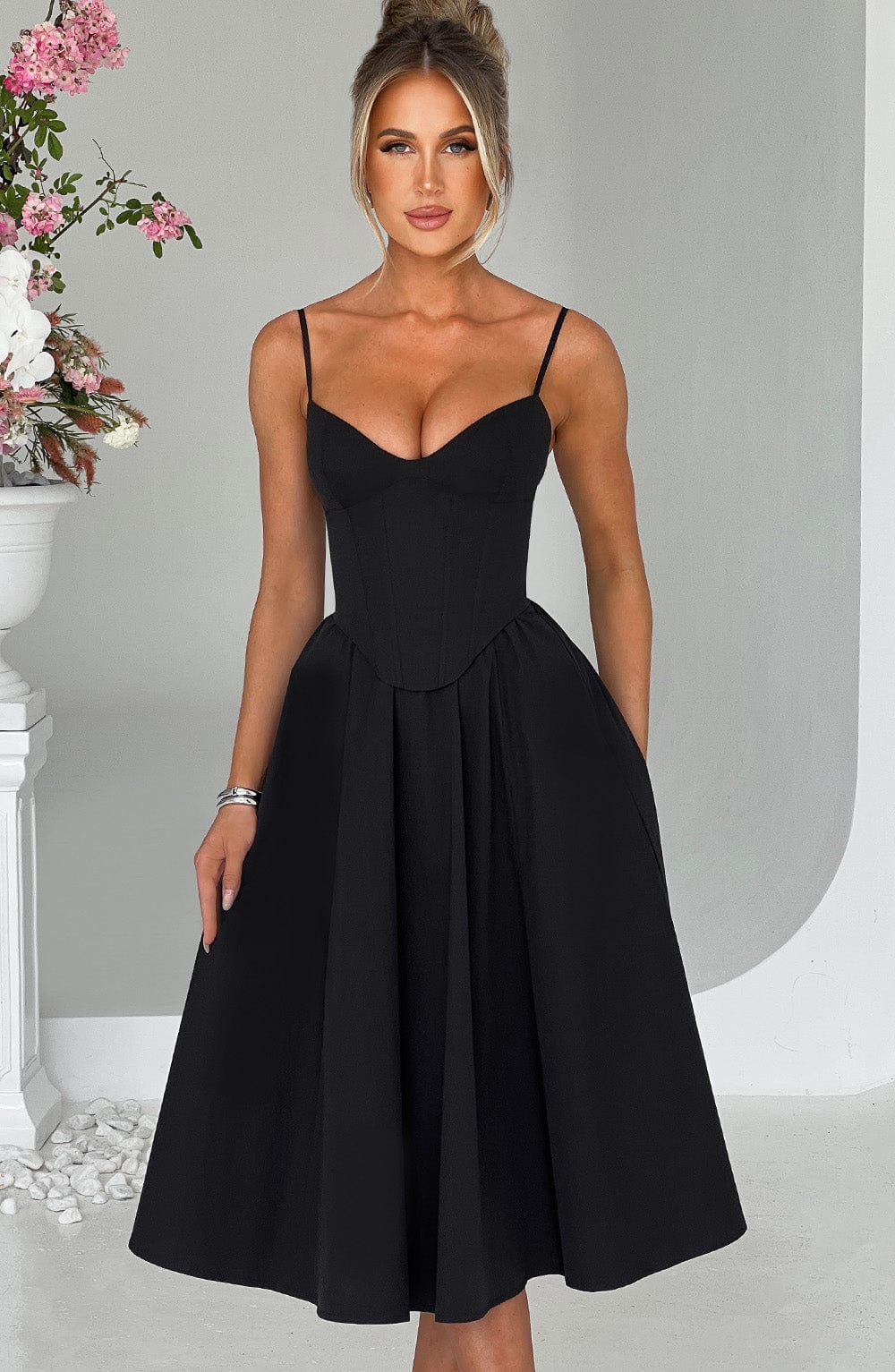 Vestido midi Mariella -ALMAROSS