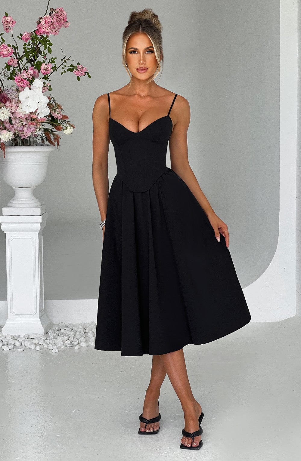 Vestido midi Mariella -ALMAROSS