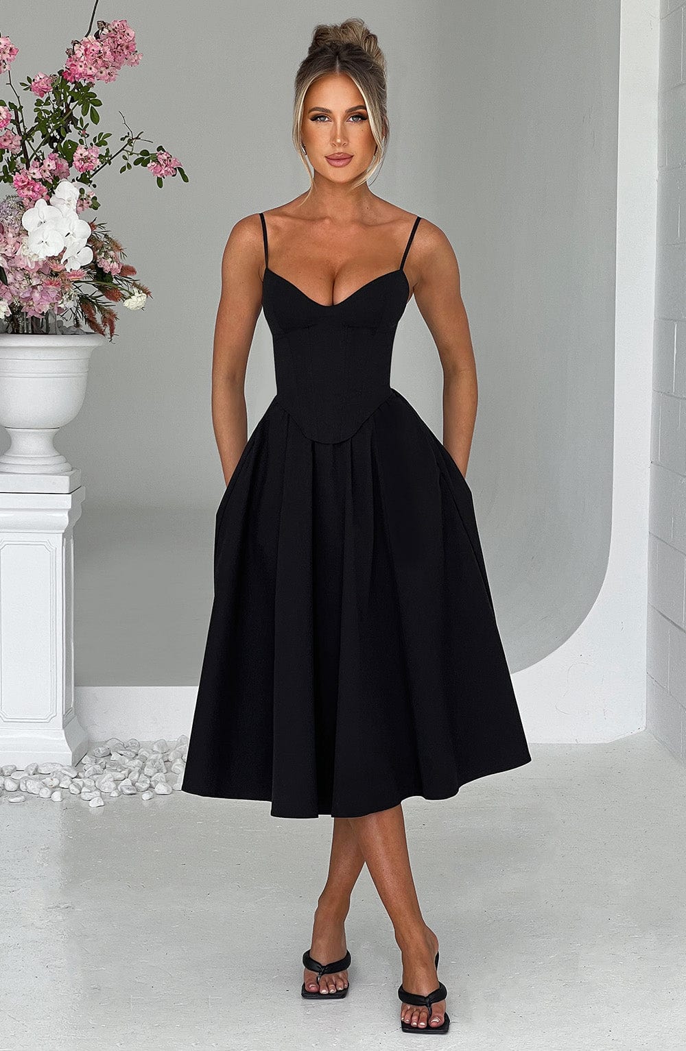 Vestido midi Mariella -ALMAROSS